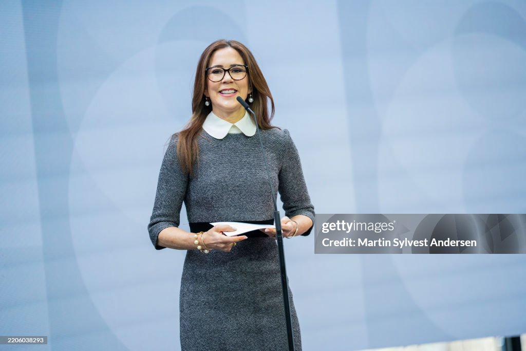 Queen Mary Of Denmark Participates In Realdania's Conference Our Quality of Life