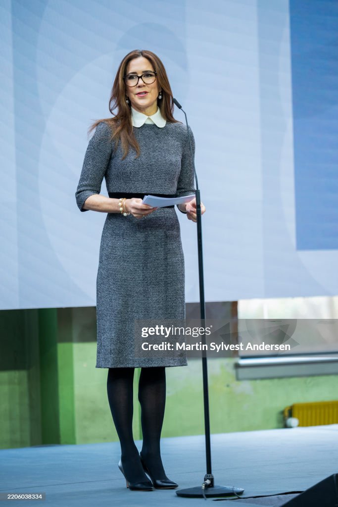 Queen Mary Of Denmark Participates In Realdania's Conference Our Quality of Life