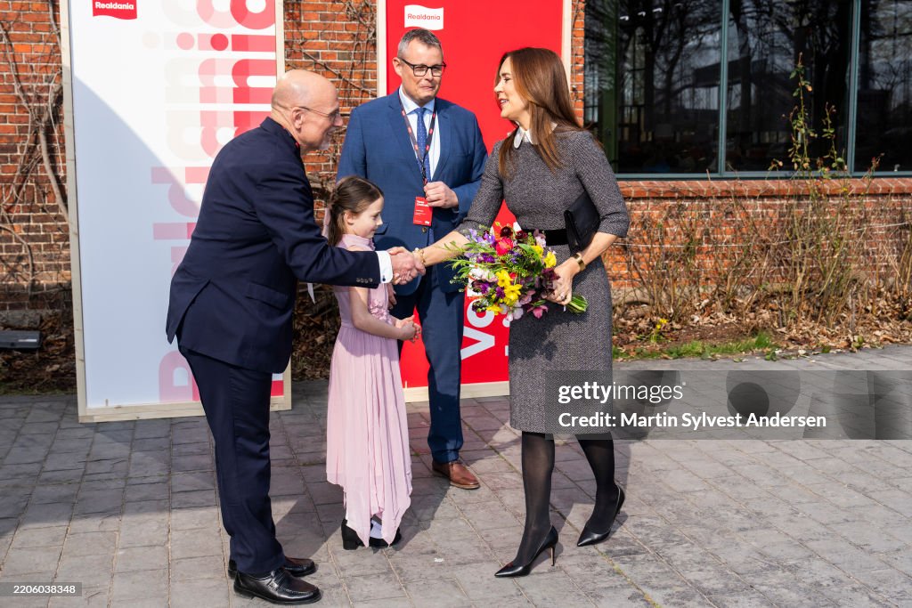 Queen Mary Of Denmark Participates In Realdania's Conference Our Quality of Life