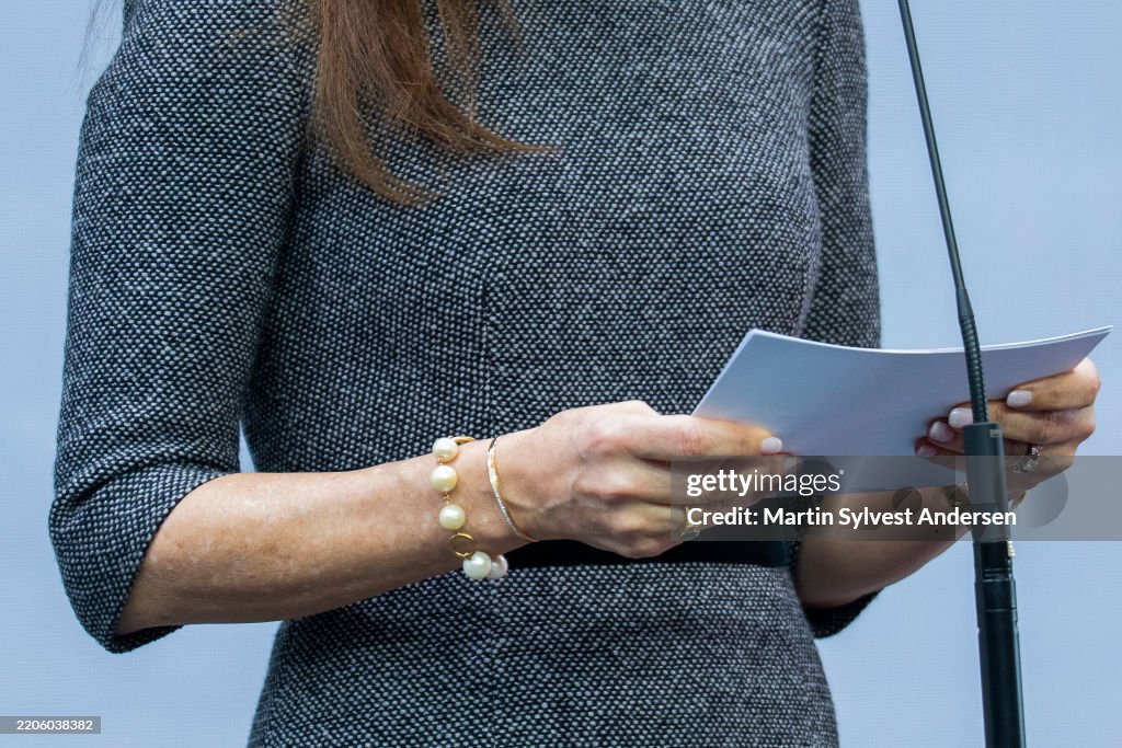 Queen Mary Of Denmark Participates In Realdania's Conference Our Quality of Life