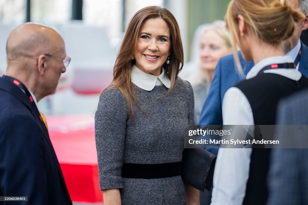 Queen Mary Of Denmark Participates In Realdania's Conference Our Quality of Life