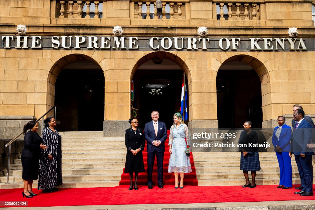 King Willem-Alexander Of The Netherlands & Queen Maxima Of The Netherlands - State Visit To Kenya - Day Three