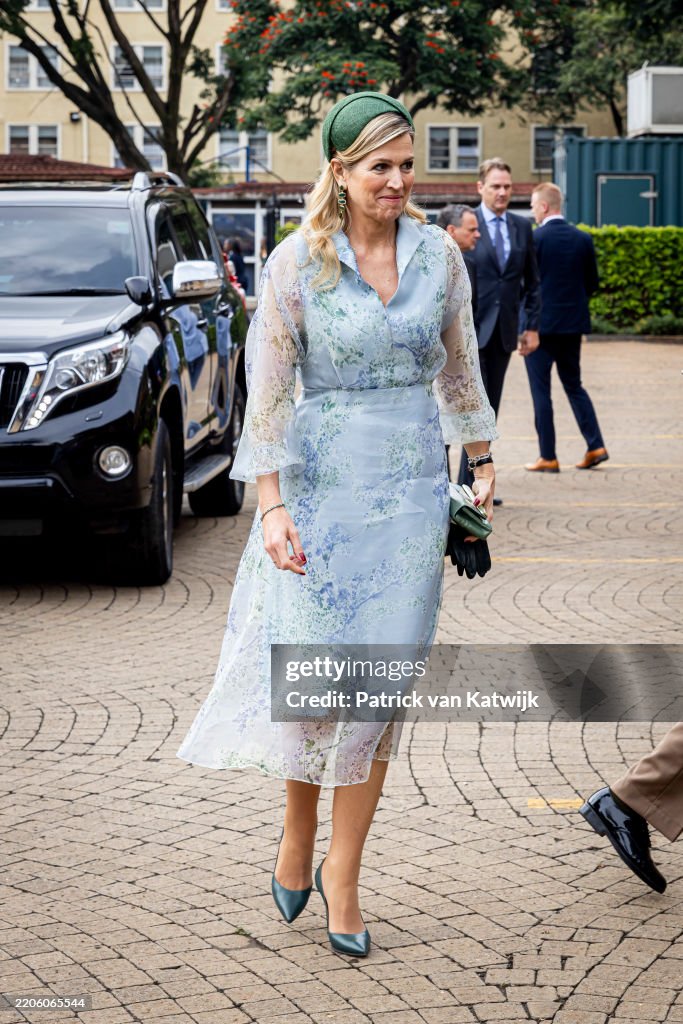 King Willem-Alexander Of The Netherlands & Queen Maxima Of The Netherlands - State Visit To Kenya - Day Three