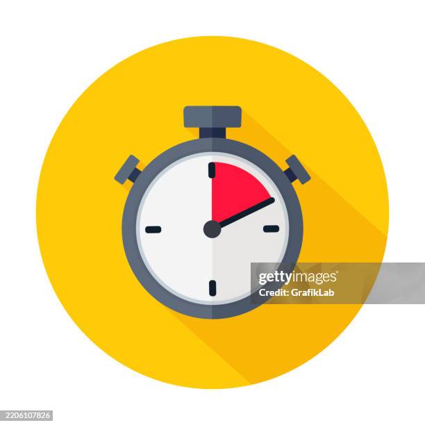 stopwatch icon - yellow sand timer stock illustrations
