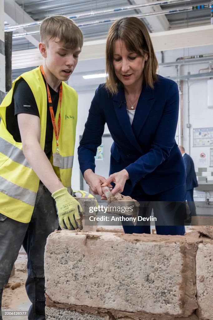 Chancellor Rachel Reeves Visits Bury College Construction Education Facility