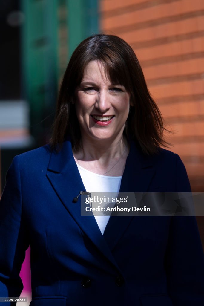 Rachel Reeves Graduation Chancellor Rachel Reeves arrives to meet students on the carpentry ...