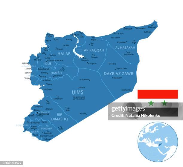 Aleppo Map 92 Aleppo Map Stock Photos, High-Res Pictures, and Images - Getty Images