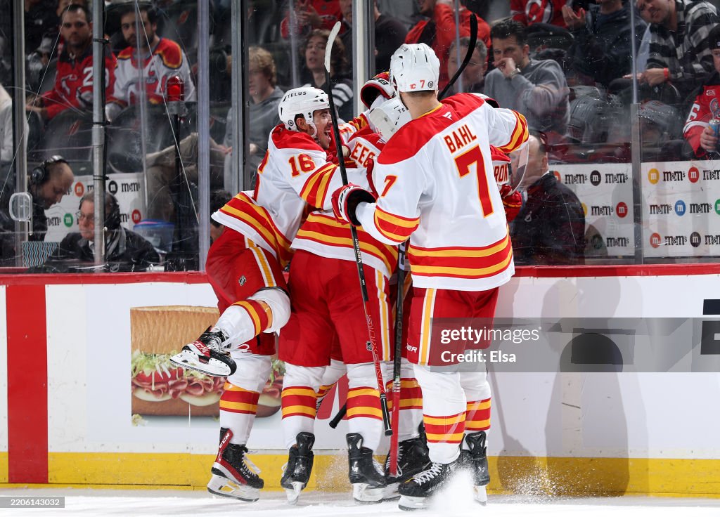 Calgary Flames v New Jersey Devils