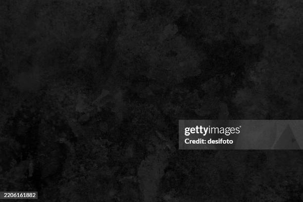 ilustrações de stock, clip art, desenhos animados e ícones de dark grey black coloured rough grunge gradient blank and empty textured vector backgrounds - fundo preto