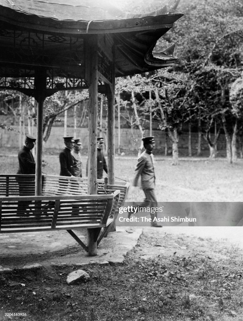 Crown Prince Hirohito Visits Chugoku Region