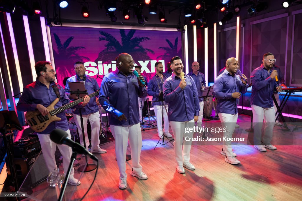 Grupo Niche Visits SiriusXM Miami