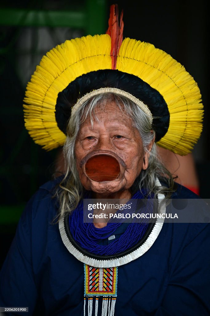 BRAZIL-UN-COP30-ENVIRONMENT-INDIGENOUS-OIL-CLIMATE-RAONI