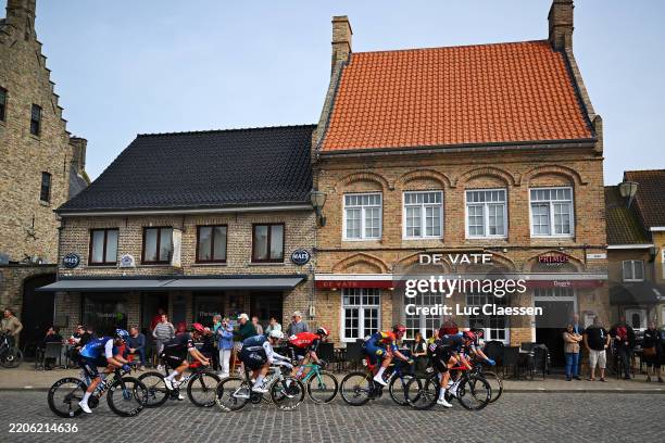 Michael Schwarzmann of Germany and Team Israel – Premier Tech, Sebastian Kolze Changizi of Denmark and Tudor Pro Cycling Team, Jannik Steimle of...