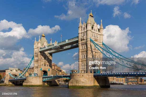 tower bridge in london, uk - tower bridge london stock pictures, royalty-free photos & images