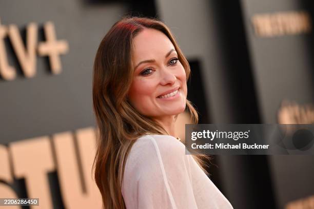 Olivia Wilde at Apple TV+ Series "The Studio" World Premiere held at the Academy Museum of Motion Pictures on March 24, 2025 in Los Angeles,...