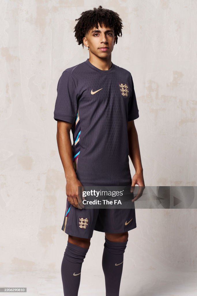 England Rico Rico Lewis of England poses during a portrait session at St George's ...