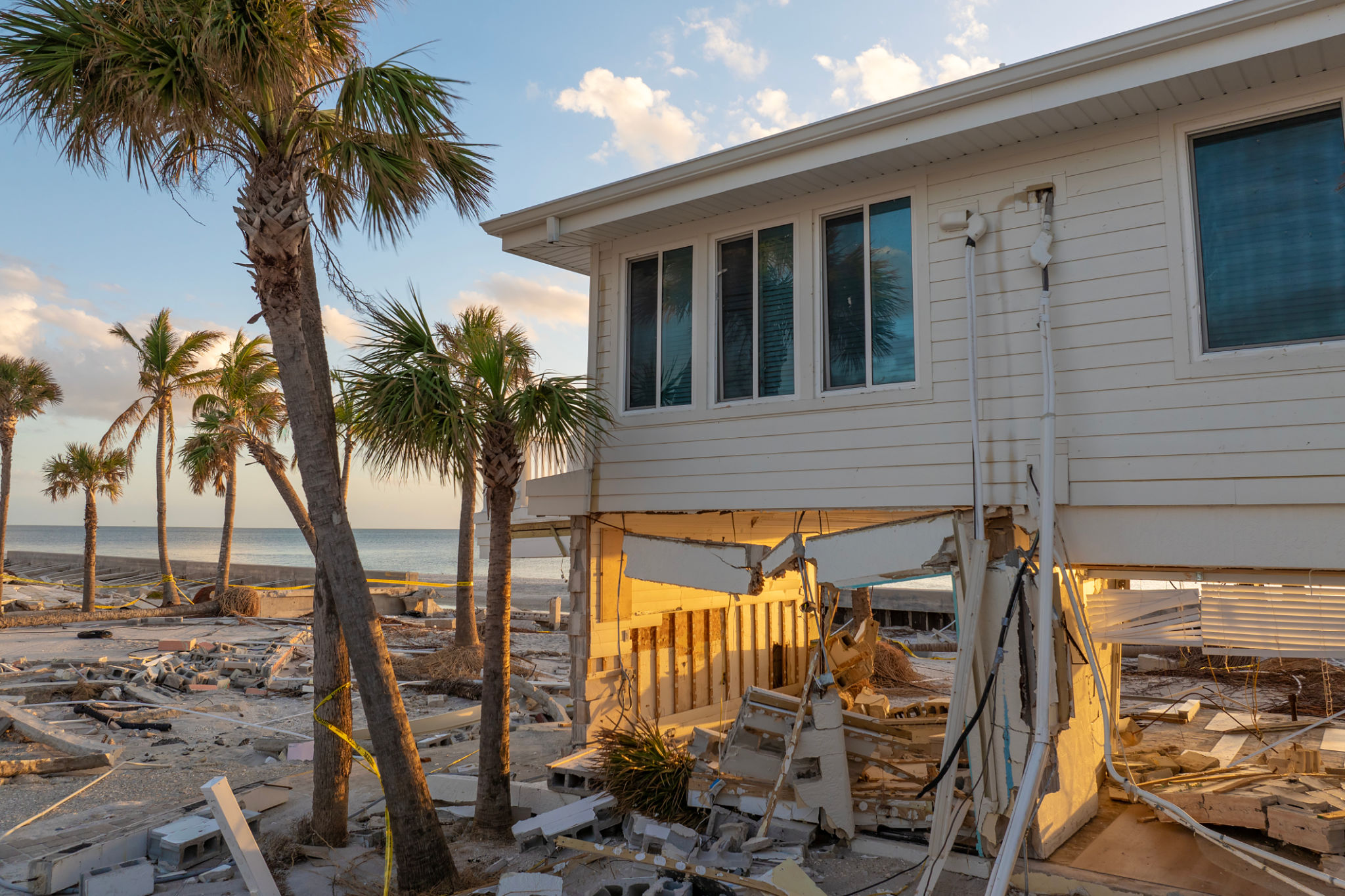 storm damage home