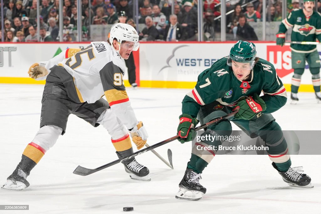 Vegas Golden Knights v Minnesota Wild
