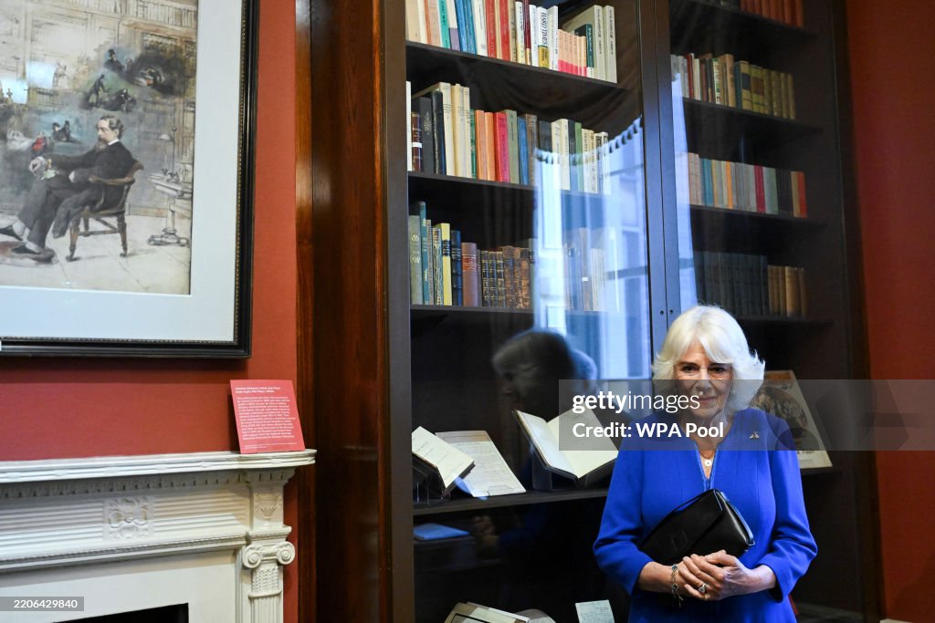 Queen Camilla Visits The Charles Dickens House Museum