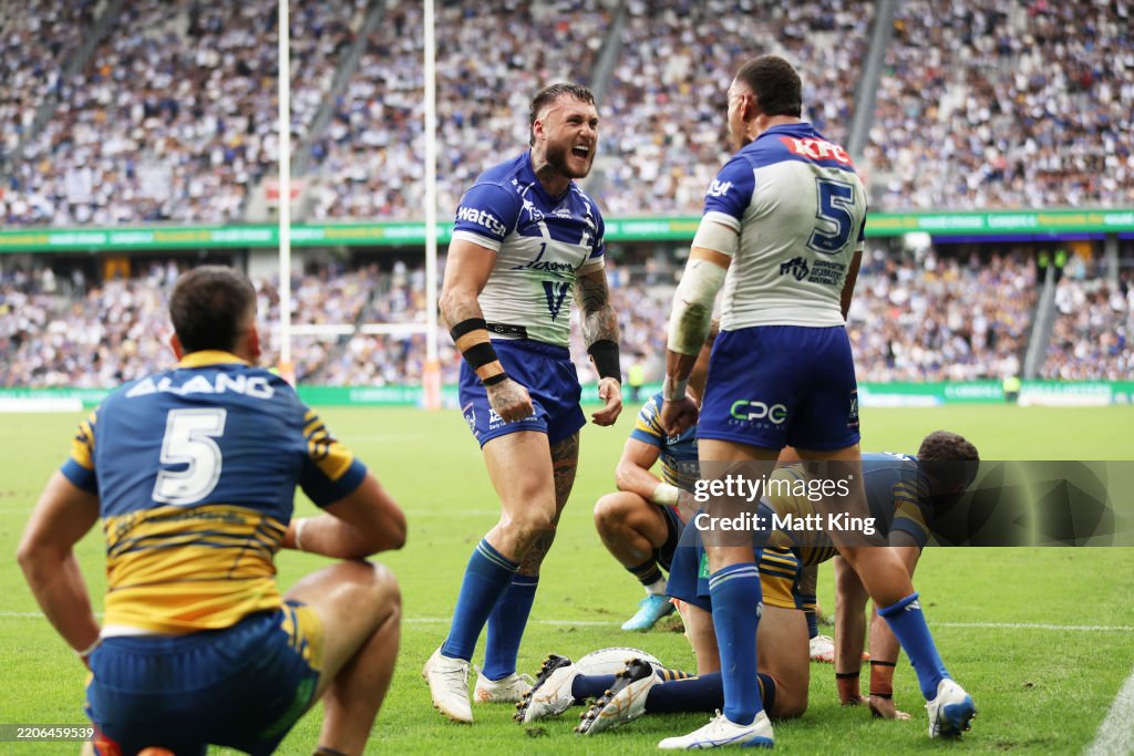 NRL Rd 3 - Eels v Bulldogs