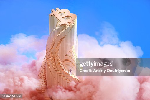 Bitcoin sign Babylon tower Bitcoin sign Babylon tower