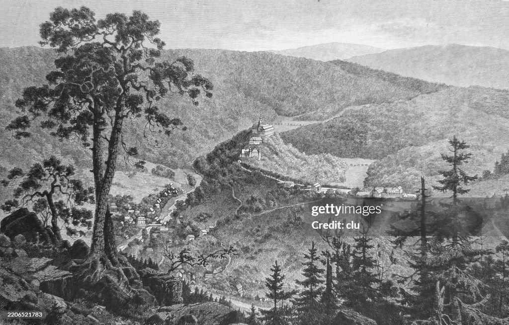 Schwarzatal in the Thuringian district of Saalfeld-Rudolstadt.