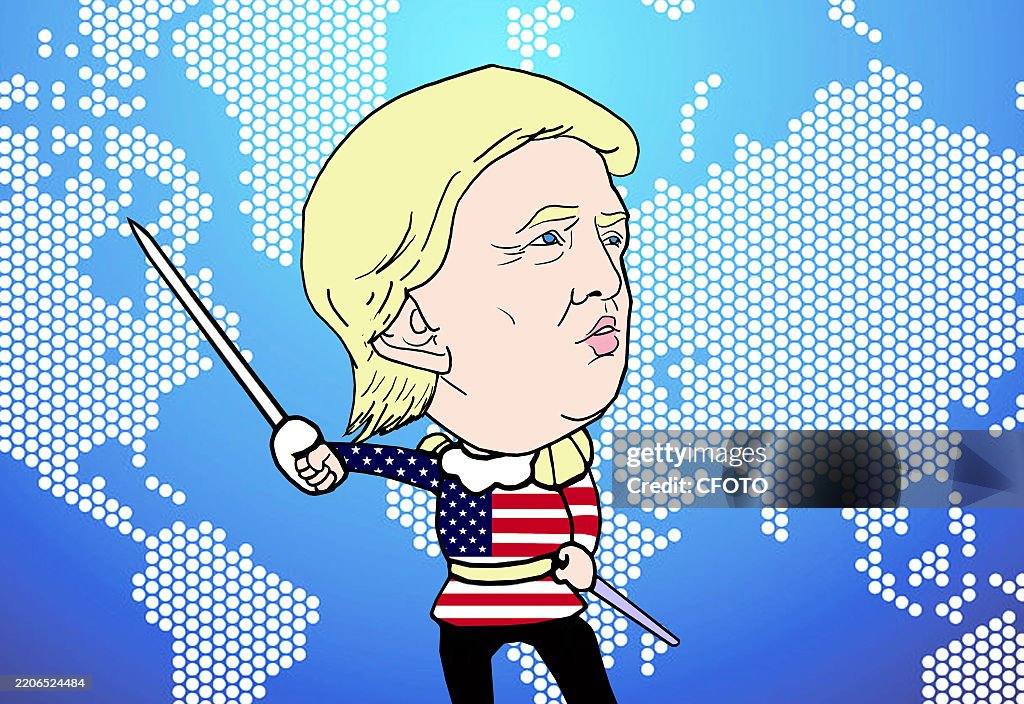 Cartoon Trump Tariff