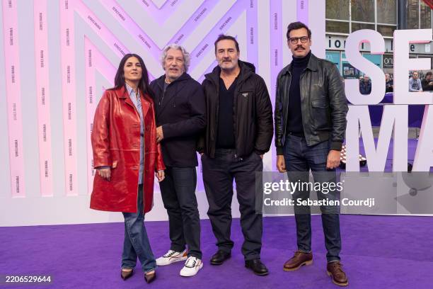 Alain Chabat, Géraldine Nakache, Gilles Lellouche, and Laurent Lafitte attend the "Asterix & Obelix: The Big Fight" world premiere during Day Three...