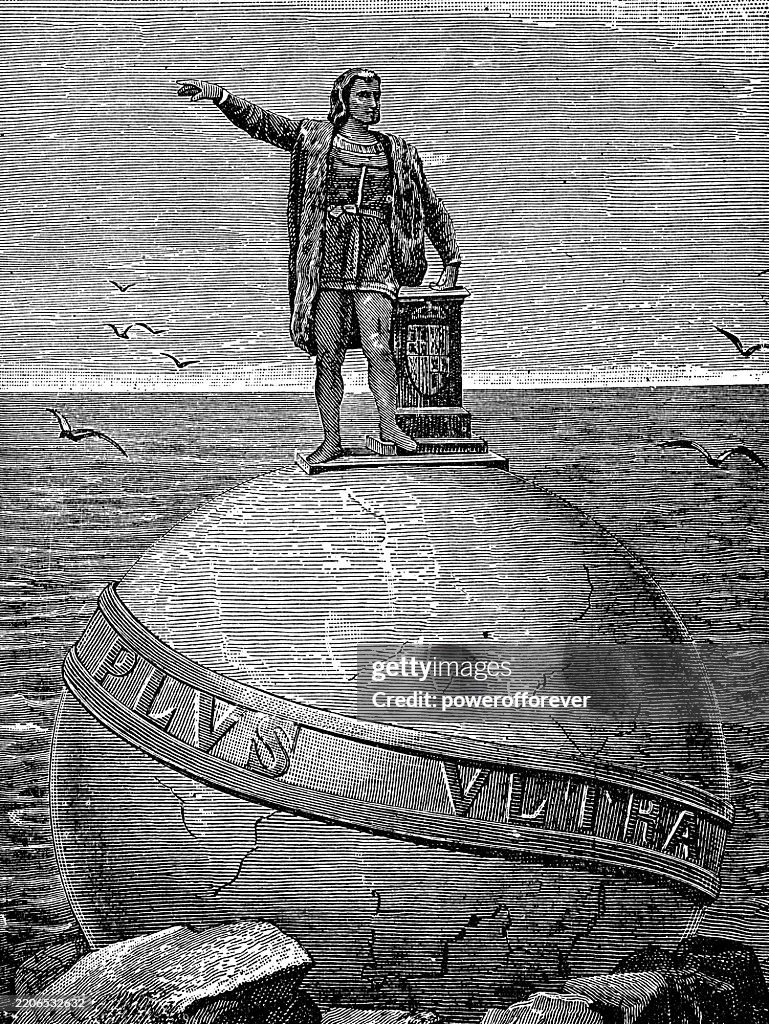 Christopher Columbus Monument Design by José de Manjarrés - 19th Century
