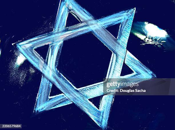 jewish concepts - davidstern stock-fotos und bilder