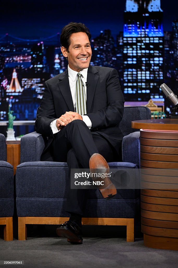 Paul Rudd Sitcom Actor Paul Rudd during an interview on Thursday, March 27, 2025 -- News ...