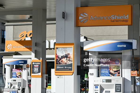 Centex Factory Centex gas station in Edmonton, Alberta, Canada, on March 22, 2025 ...
