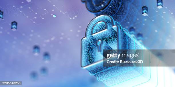 protected data. security system technology big data. lock concepts - gdpr stock pictures, royalty-free photos & images