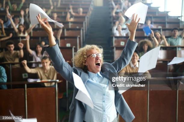 it's the end of school year finally! - teacher shouting stock pictures, royalty-free photos & images