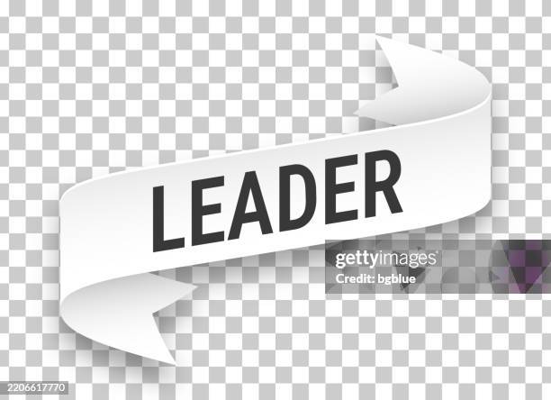 Line Leader Banner Leader 3d Banner On Transparent Background High-Res Vector Graphic ...