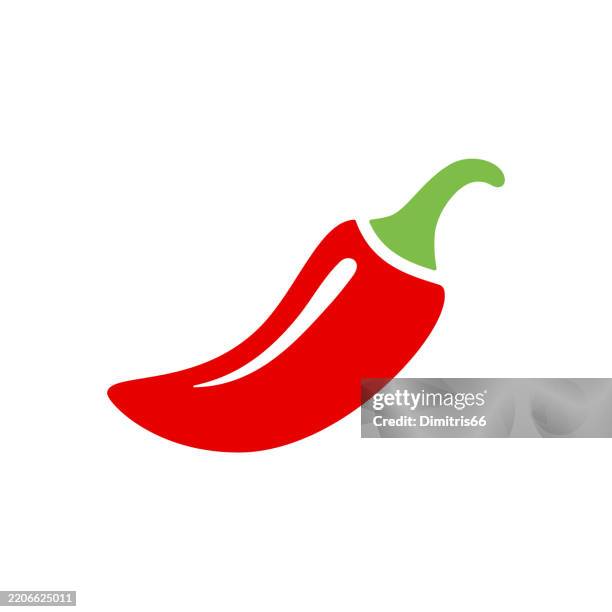ilustraciones, imágenes clip art, dibujos animados e iconos de stock de icono de color ají - chile