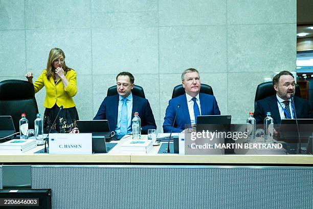 European Commissioner for Energy and Housing Dan Jorgensen and European Commissioner for Democracy and Justice and the Rule of Law and Consumer...