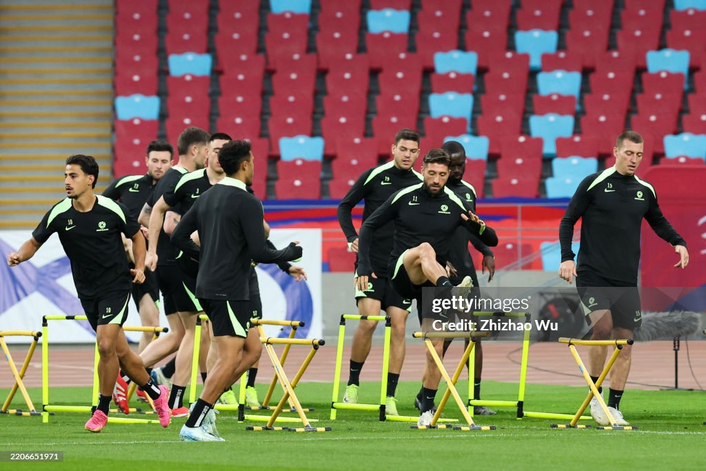 China v Australia: Press Conference & Training Session - FIFA World Cup Asian 3rd Qualifier