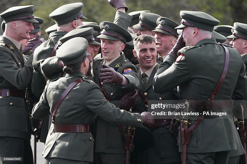 Commissioning Rites Images Members of the Defence Forces celebrate after the commissioning... News ...