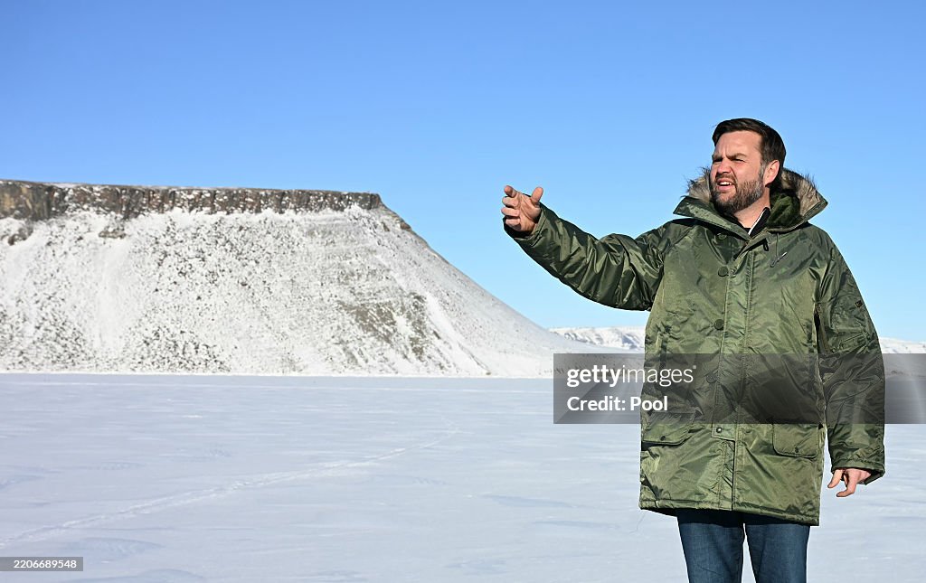Vice President JD Vance Visits US Military Base In Northern Greenland