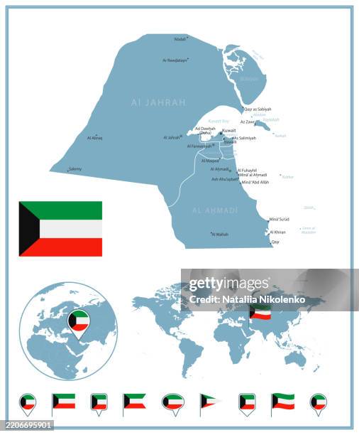 Kuwait Fcdo Map 92 Kuwait On World Map Stock Photos, High-Res Pictures, and Images ...