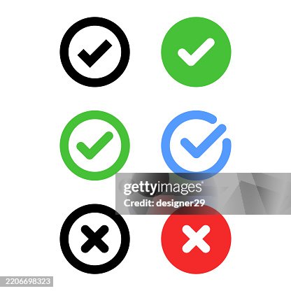 Check mark icon set vector design Check mark icon set vector design