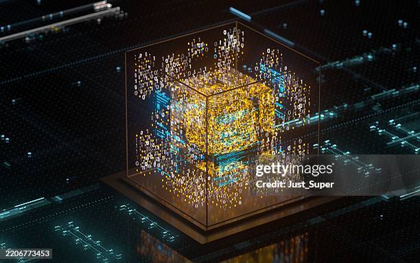 informatica quantistica logistica, fisica quantistica, meccanica quantistica - fisica quantistica foto e immagini stock