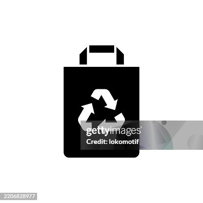 Reusable Bag Solid Flat Design Icon. The Icon is suitable for web design, mobile apps, UI, UX, and GUI design. Reusable Bag Solid Flat Design Icon. The Icon is suitable for web design, mobile apps, UI, UX, and GUI design.