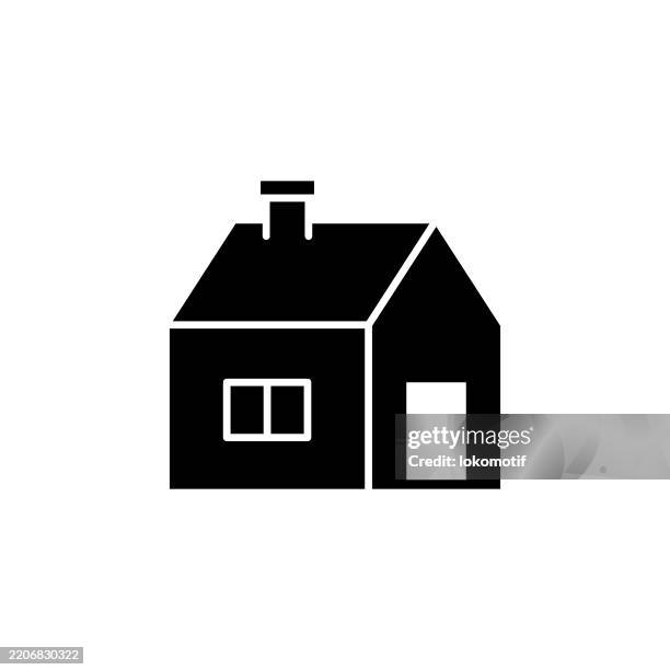 home solid flat design icon. the icon is suitable for web design, mobile apps, ui, ux, and gui design. - small changes stock illustrations