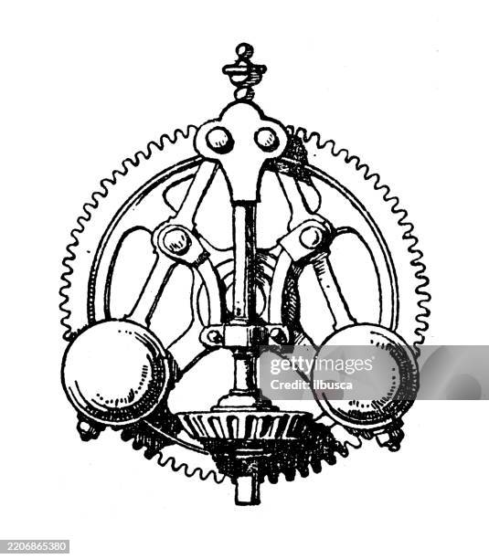 mechanical engineering school symbol objects ornament, decoration, design element - mechanical engineering stock illustrations