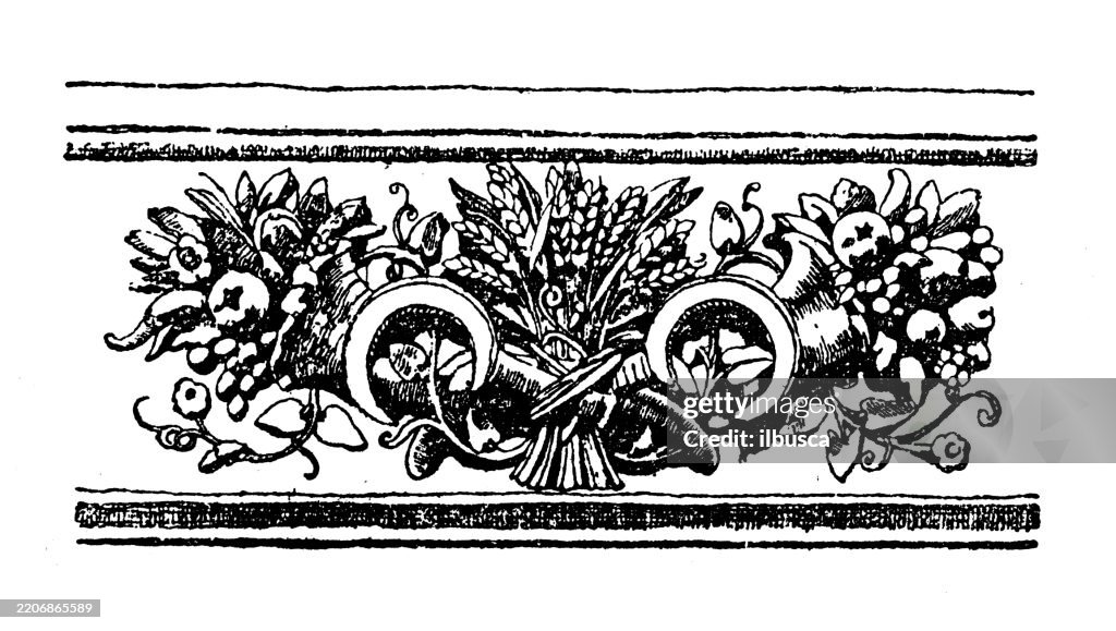 Agriculture Symbol Objects Ornament, Decoration, Design Element
