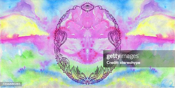 dreamy frame - coffee beans background stock illustrations