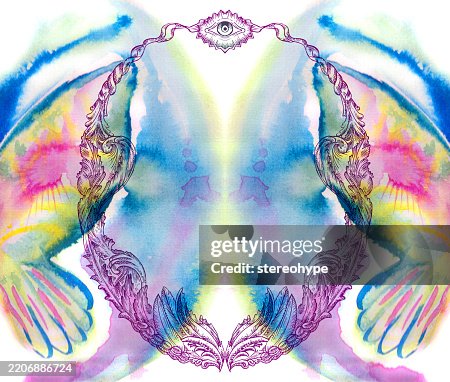 Ethereal Wing Frame High-Res Vector Graphic - Getty Images