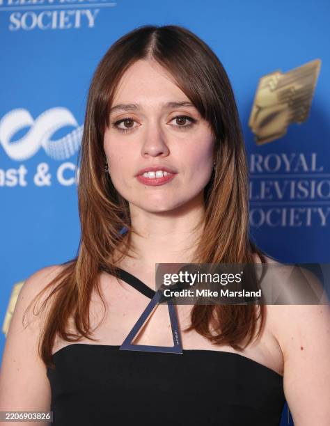 Aimee Lou Wood attends The Royal Television Society Programme Awards 2025 at The Grosvenor House Hotel on March 25, 2025 in London, England.